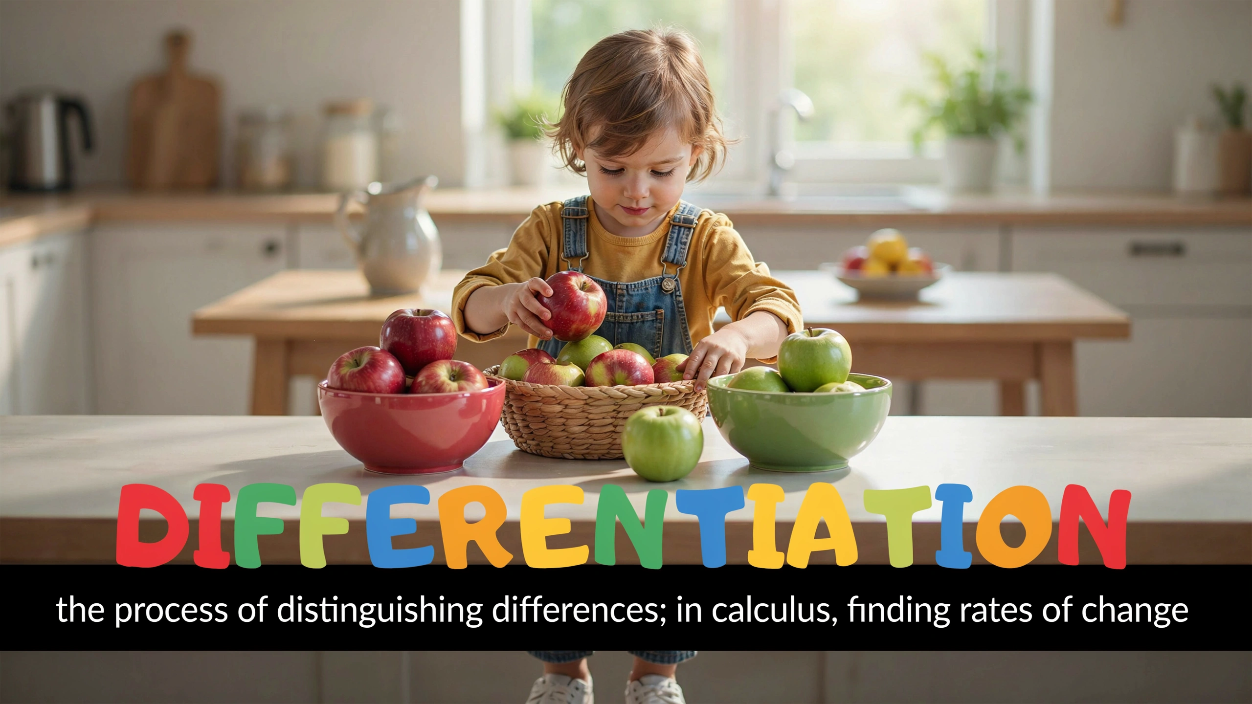 English Illustration for differentiation